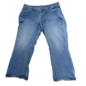 Riders by Lee Womens Blue Denim Jeans Sz 40W x 27L Straight Leg Relaxed Fit Pant
